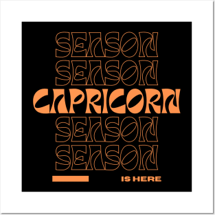 Capricorn Season Posters and Art